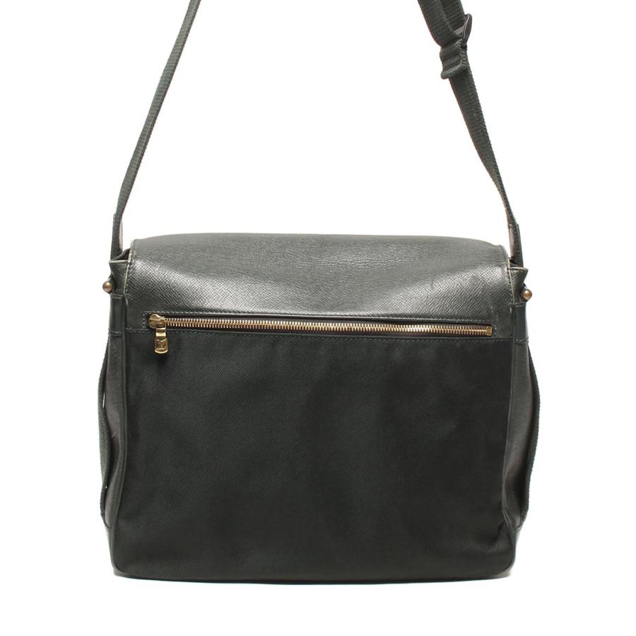 ［美品］ルイヴィトン タイガ ヴィクトール ショルダーバッグ　ブラック　レザー LOUIS VUITTON - Louis Vuitton ルイヴィトン タイガ