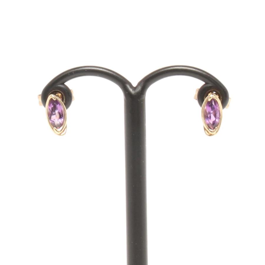 美品 スタージュエリー ピアス K10 アメジスト レディース STAR JEWELRY 中古 | 