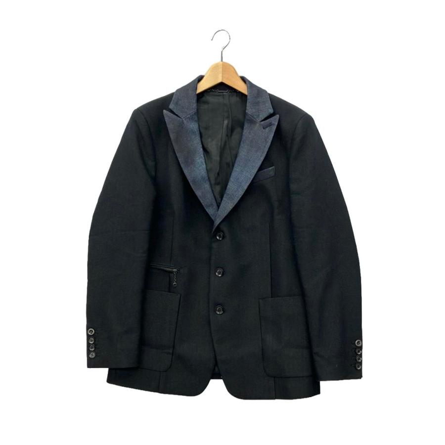 訳あり 異素材切替テーラードジャケット メンズ SIZE L (L 訳あり 異素材切替テーラードジャケット メンズ SIZE L (L