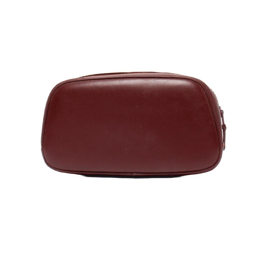 Cartier カルティエ　ポーチ　小物入れ　レザー　ボルドー　レディース　ロゴ 楽天市場】【中古】Cartier カルティエ マストライン 三つ折り