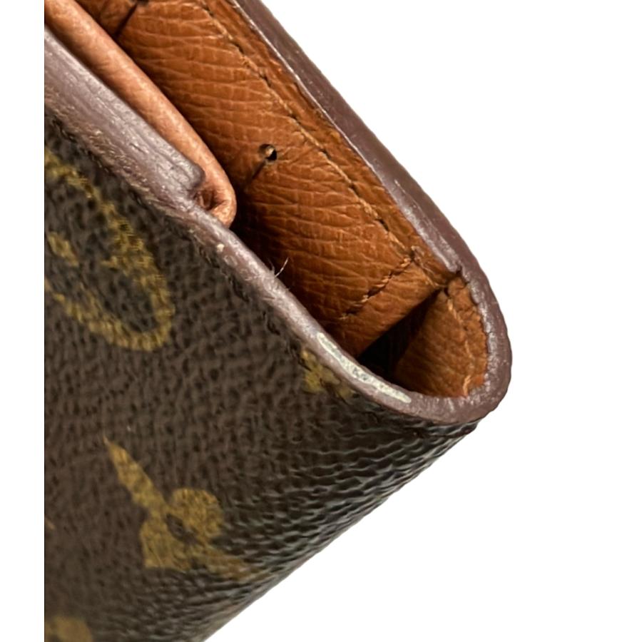 【鑑定済】LOUIS VUITTON モノグラム 長財布M61215 ルイ・ヴィトン 長財布 ポルトトレゾール インターナショナル