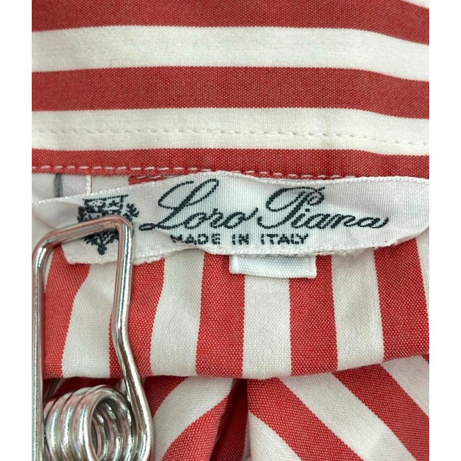 Loro Piana - ロロピアーナ Loro Piana 長袖シャツ ストライプ柄 レディース 40 ロロピアーナ 長袖シャツ ストライプ柄 レディース SIZE 40 (M
