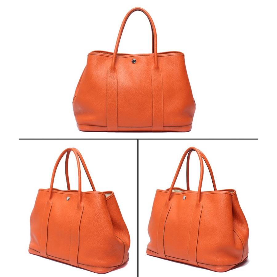 エルメス トートバッグ □R刻印 シルバー金具 ガーデンパーティPM HERMES エルメス トートバッグ □R刻印 シルバー金具 ガーデンパーティPM