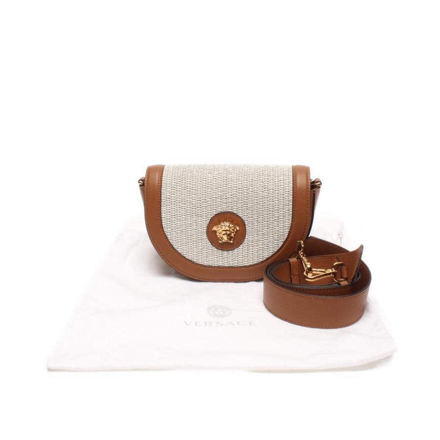 VERSACE ヴェルサーチ　ショルダーバック　保存袋付き ヴェルサーチェ☆クロコ型押し レザーショルダーバッグ (VERSACE