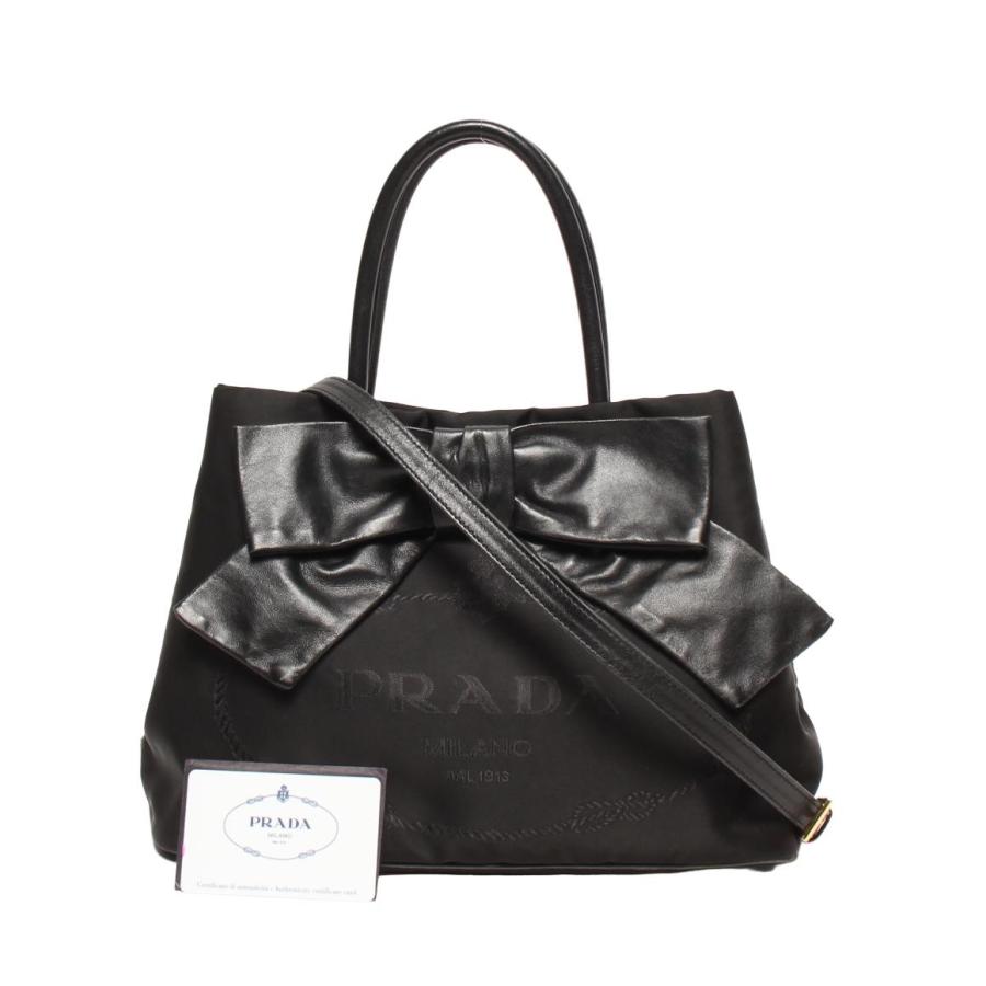 美品【Prada】トートバッグ ショルダーバッグ プラダ 2wayトートバッグ ショルダーバッグ 斜め掛け 1BG068