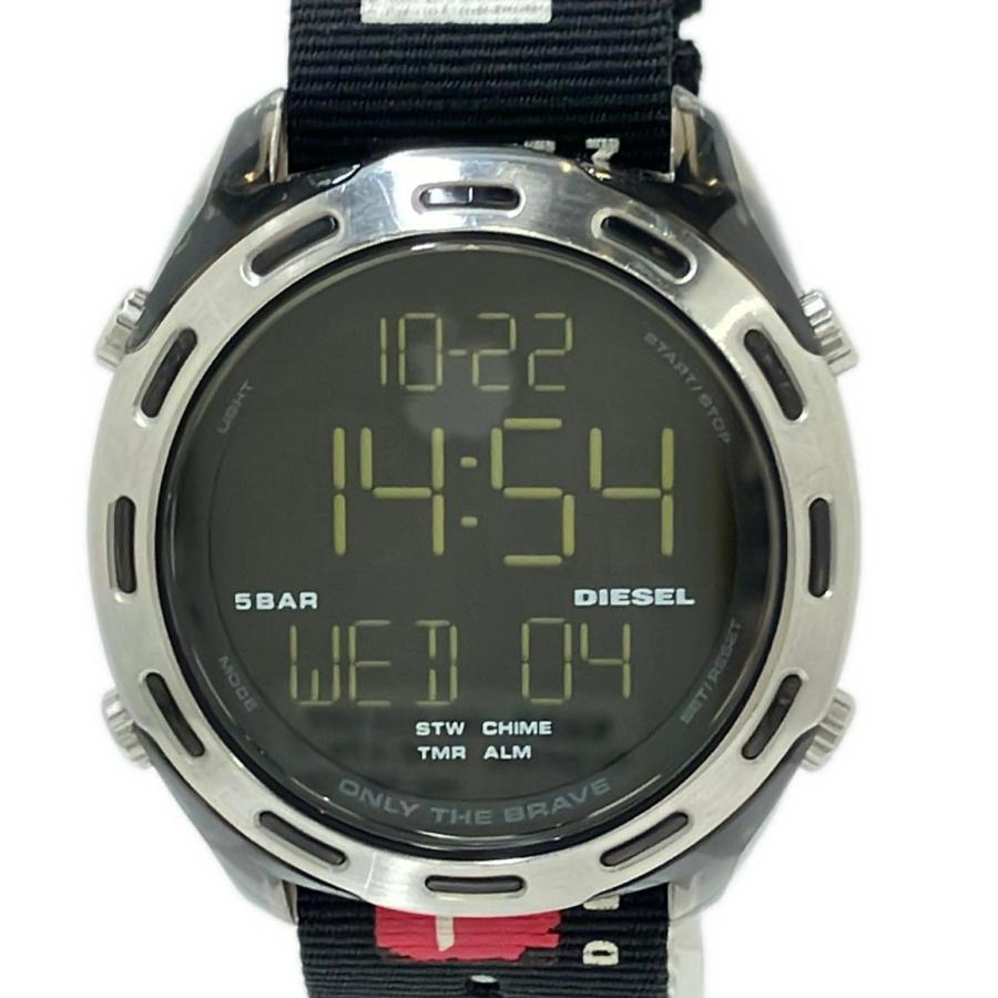 ディーゼル 腕時計 クラッシャー クオーツ DZ-1914 メンズ DIESEL 中古