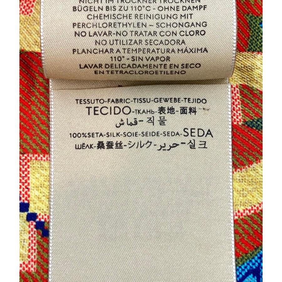 美品 グッチ スカーフ シルク100% 100th Anniversary Limited Edition Scarf 692032 レディース メンズ GUCCI 中古_3