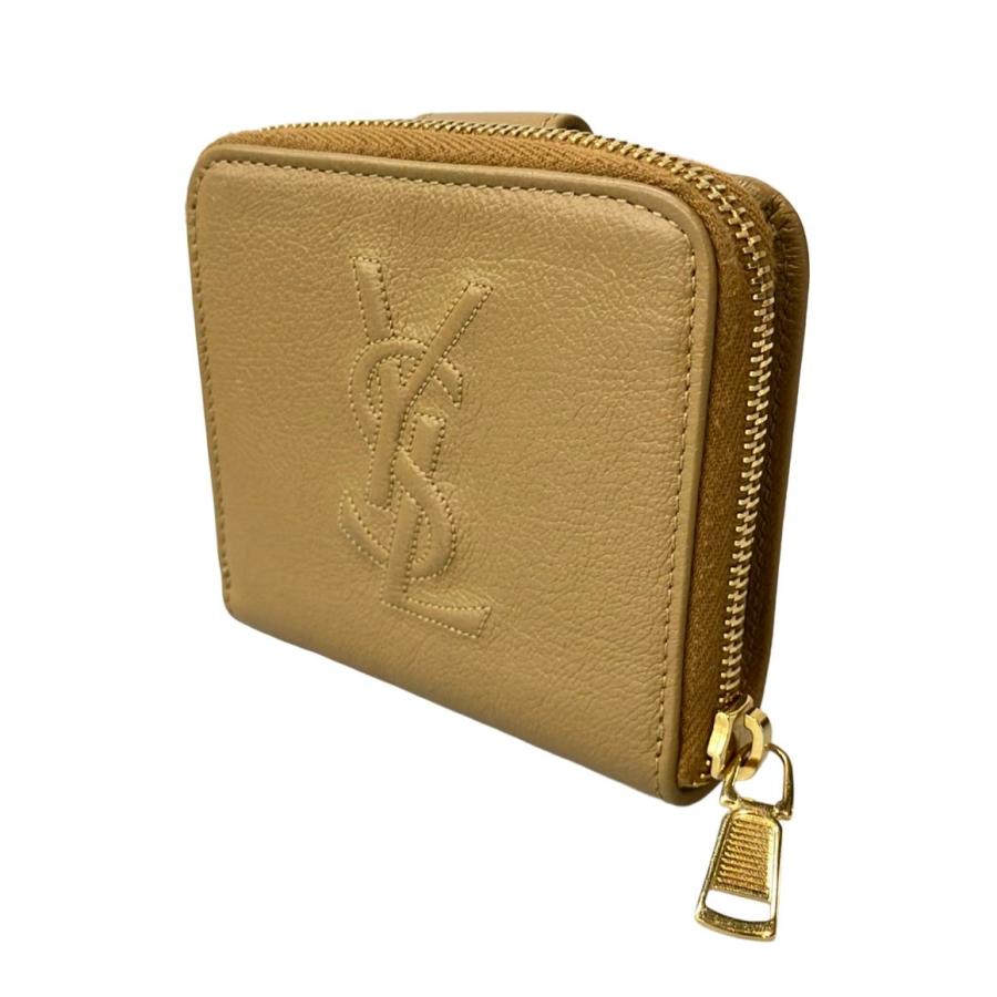 290 美品 SAINTLAURENT イヴサンローラン 2つ折り財布 美品 イヴ・サンローラン 二つ折り財布 GUE568985 レディース