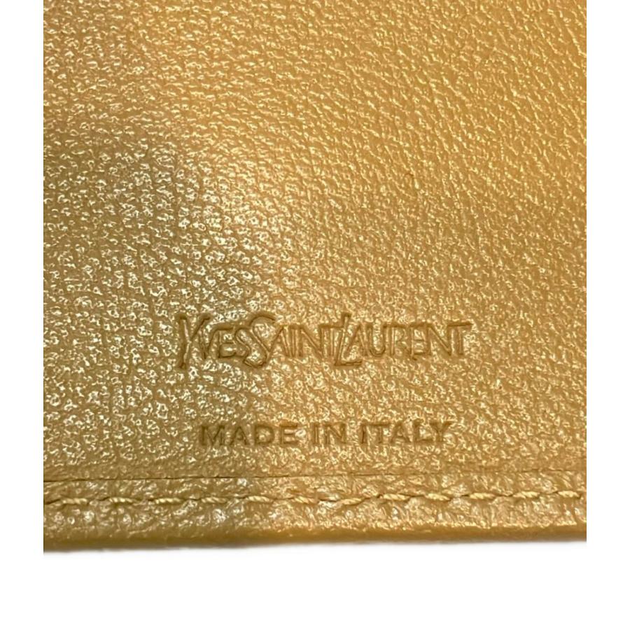 美品 イヴ・サンローラン 二つ折り財布 GUE568985 レディース