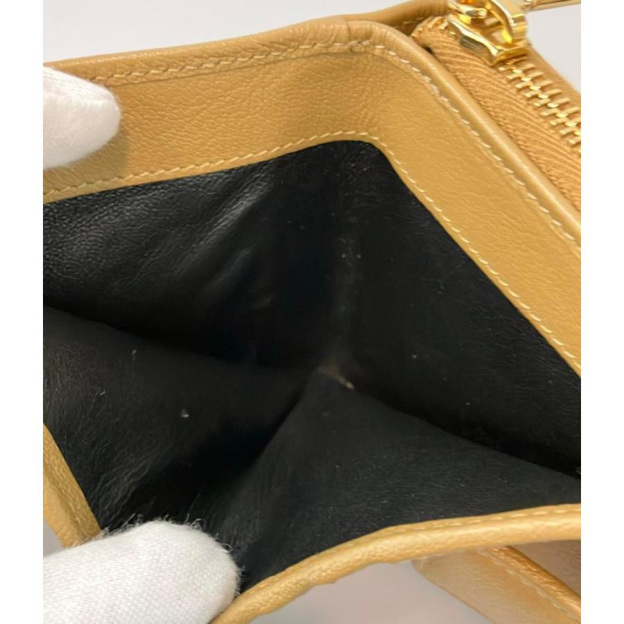 美品 イヴ・サンローラン 二つ折り財布 GUE568985 レディース