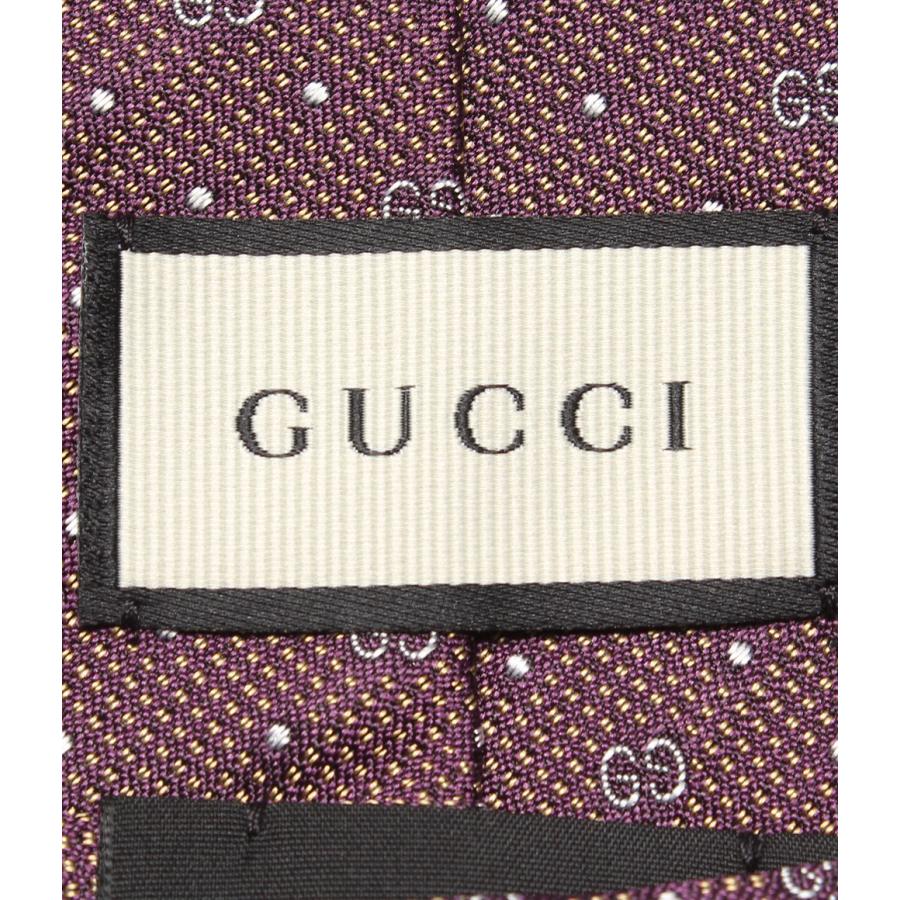 美品 グッチ ネクタイ シルク100％ GG柄 メンズ GUCCI 中古 : Rehello