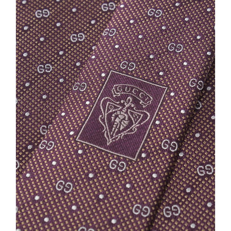 美品 グッチ ネクタイ シルク100％ GG柄 メンズ GUCCI 中古 : Rehello