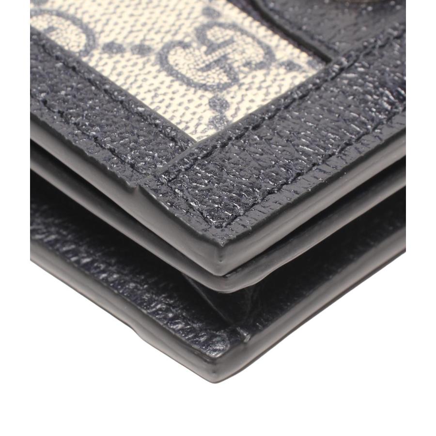 美品 グッチ 二つ折り財布 GGスプリーム オフディア 523155 0416