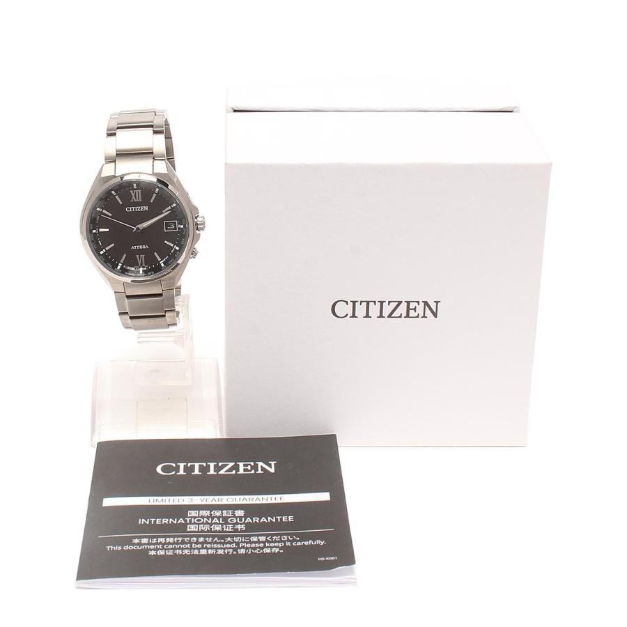 CITIZEN シチズン/アテッサ/チタン/エコドライブ/H149-S125626/3D2******/SAランク/01【中古】 シチズン 腕時計 アテッサ ATTESA ソーラー ブラック H149-S125626