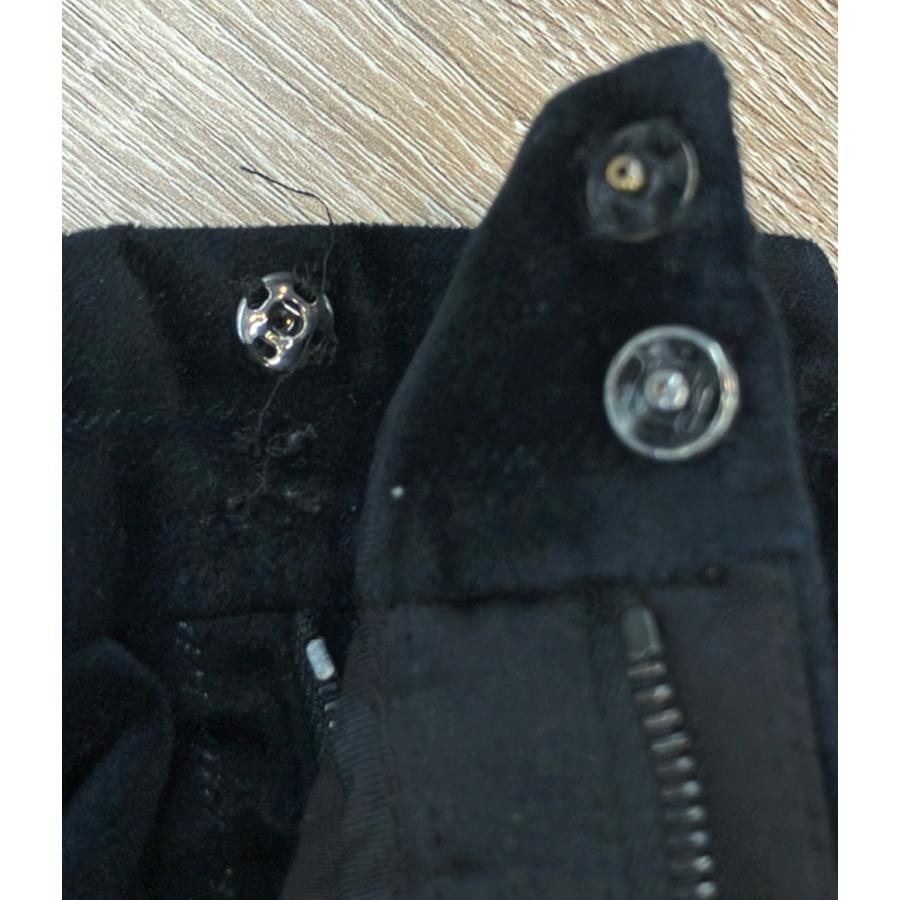 SAINT LAURENT PARIS サンローランパリ ストライプベロアロングパンツ ブラック 666274 Y1D75 サンローラン パンツ ベロア ストライプ 666274 Y1D75 メンズ SIZE 48