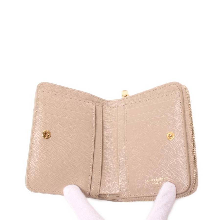 イヴサンローラン 二つ折り財布 レディース Yves saint Laurent 中古