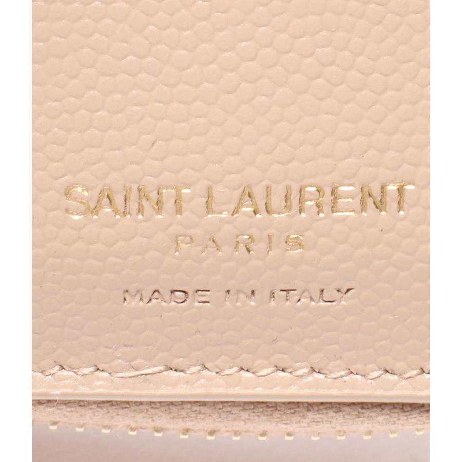 イヴサンローラン 二つ折り財布 レディース Yves saint Laurent 中古