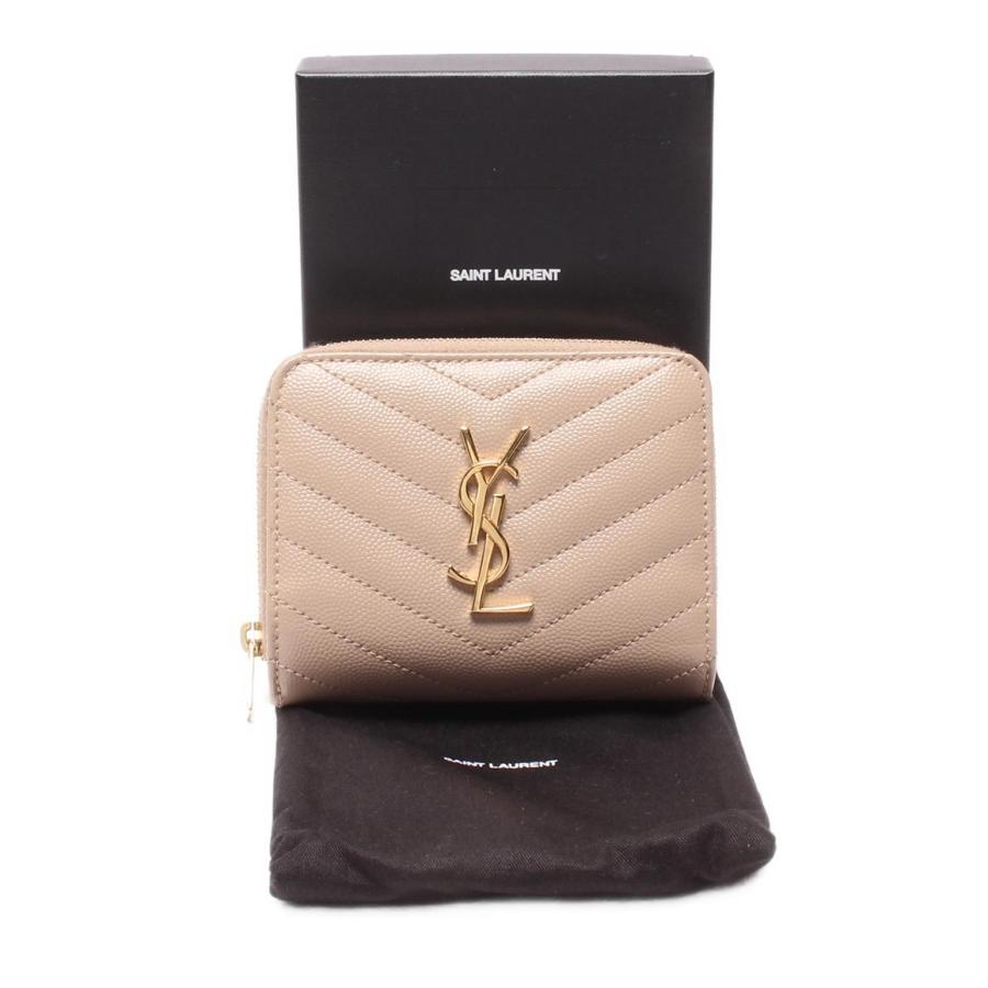 イヴサンローラン 二つ折り財布 レディース Yves saint Laurent 中古