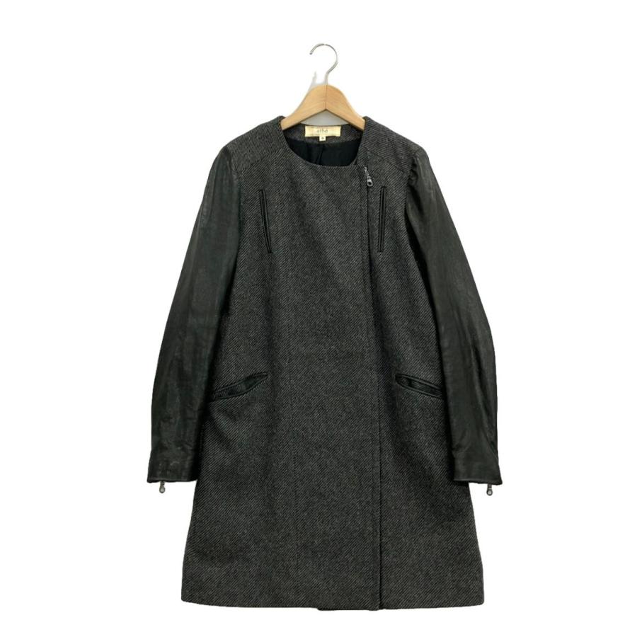 アテヴァネッサブリューノ ノーカラージャケット レディース SIZE 36 