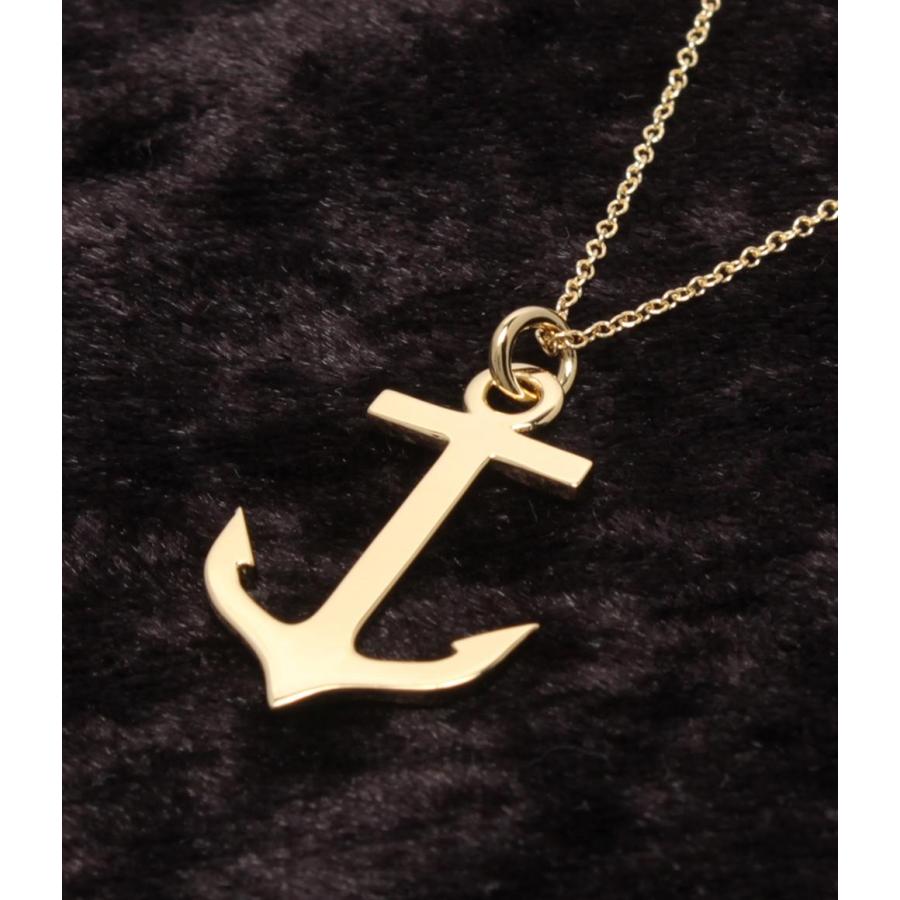 美品 ティファニー ネックレス K18 アンカー レディース TIFFANY&Co