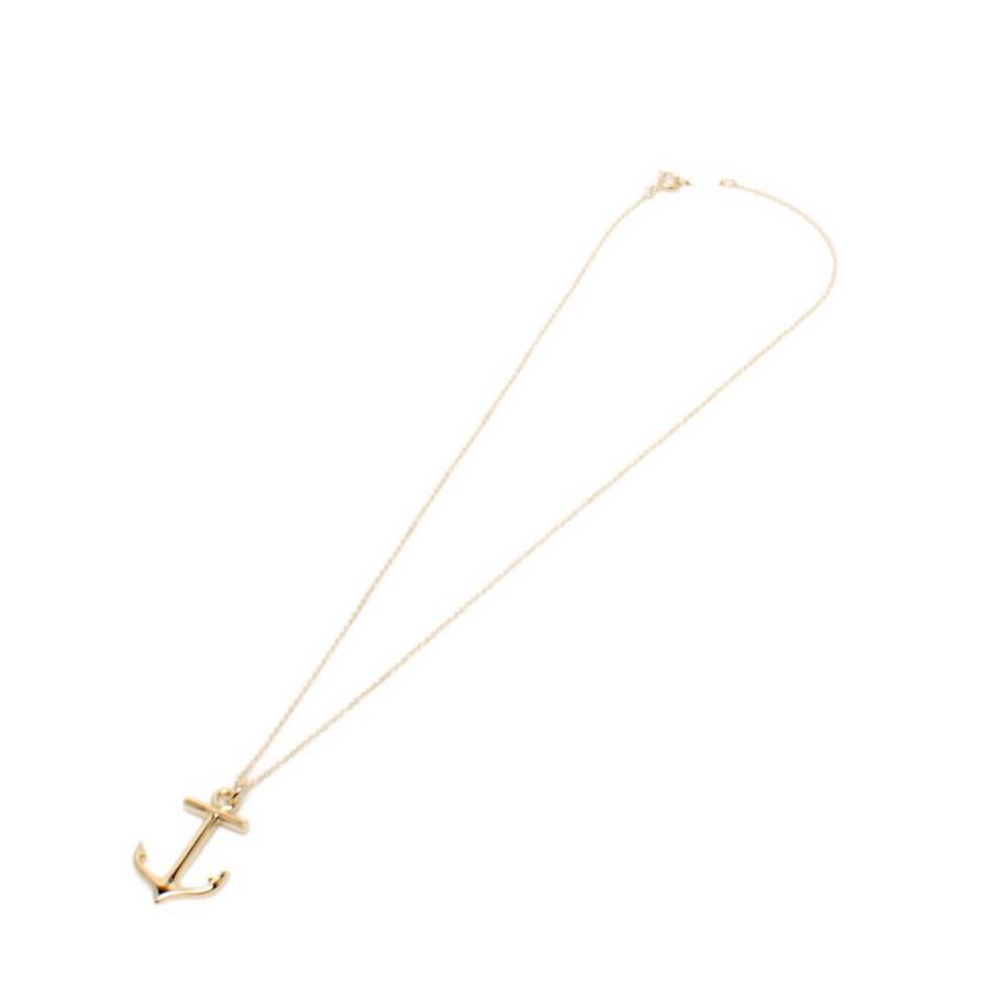 美品 ティファニー ネックレス K18 アンカー レディース TIFFANY&Co  