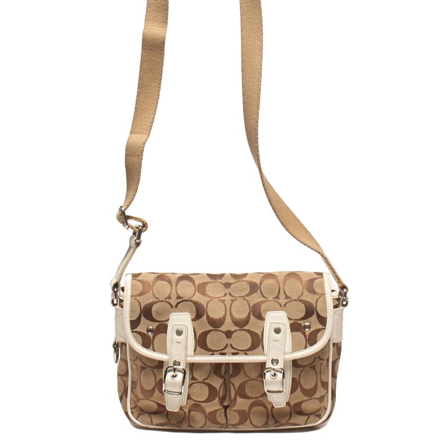 コーチ COACH シグネチャー 6849 バッグ ショルダーバッグ レディース【中古】 コーチ ショルダーバッグ 斜め掛け シグネチャー 6849 レディース