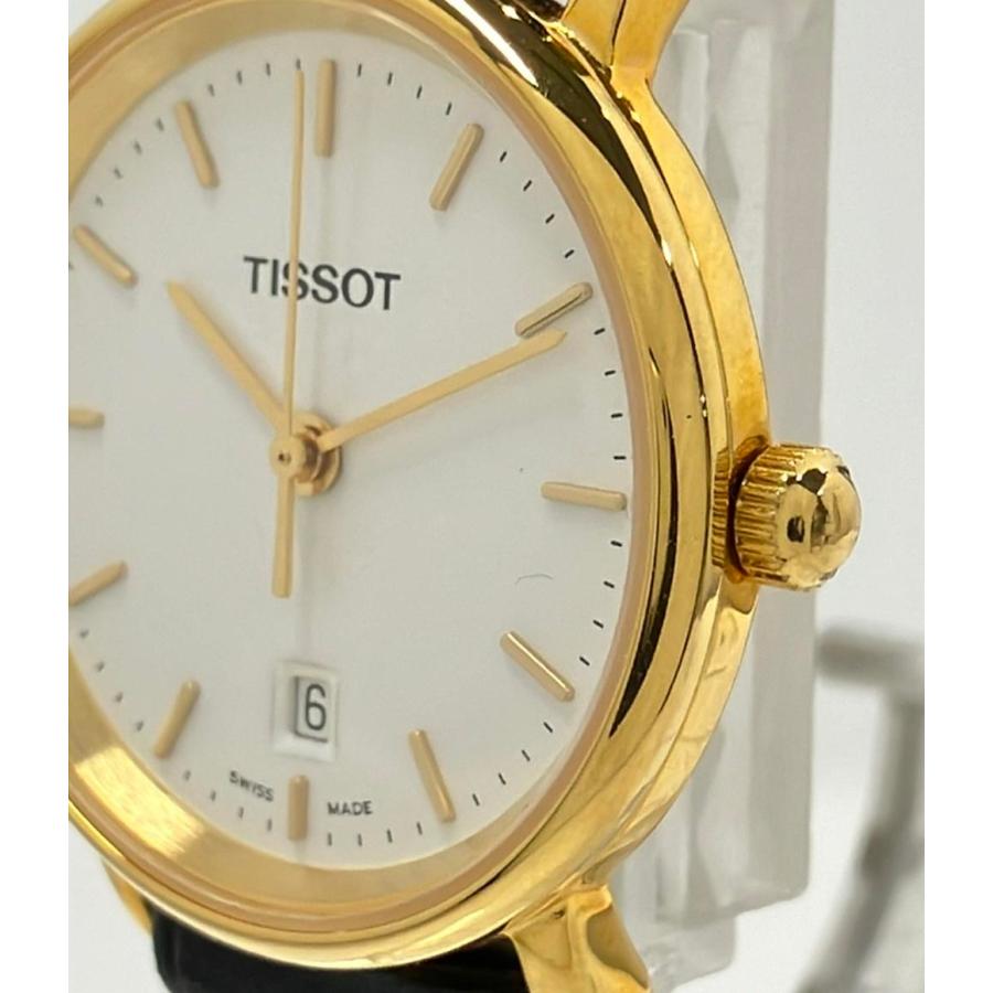ティソ 腕時計 クオーツ ホワイト T862K レディース TISSOT 中古