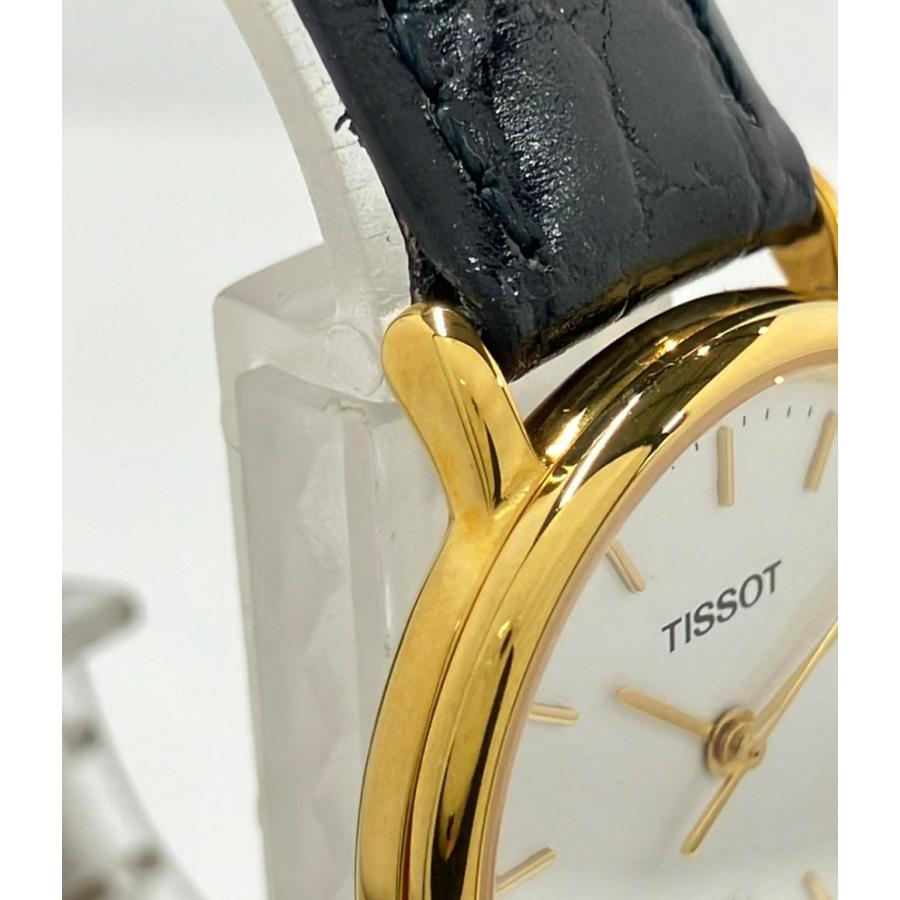 ティソ 腕時計 クオーツ ホワイト T862K レディース TISSOT 中古