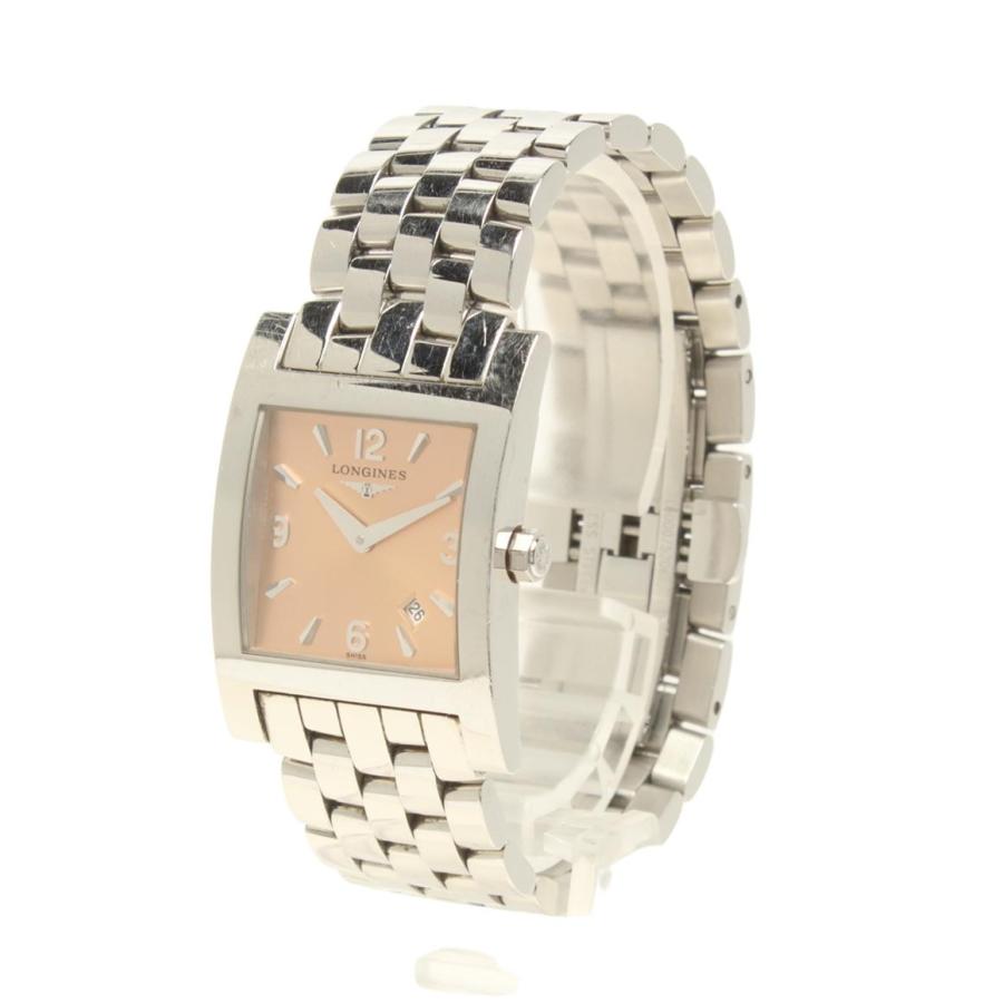 ロンジン 腕時計 L5 503 4 クオーツ ピンク レディース LONGINES 中古