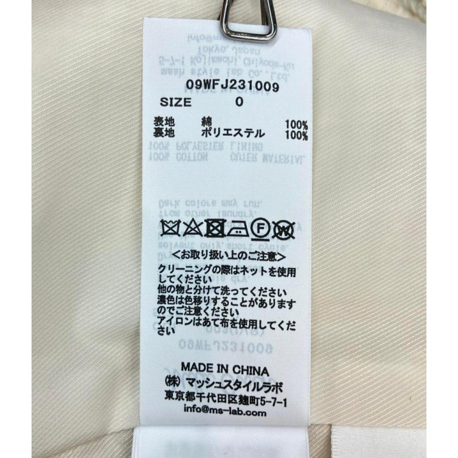 美品 ミラオーウェン ノーカラーツイードジャケット レディース SIZE 0