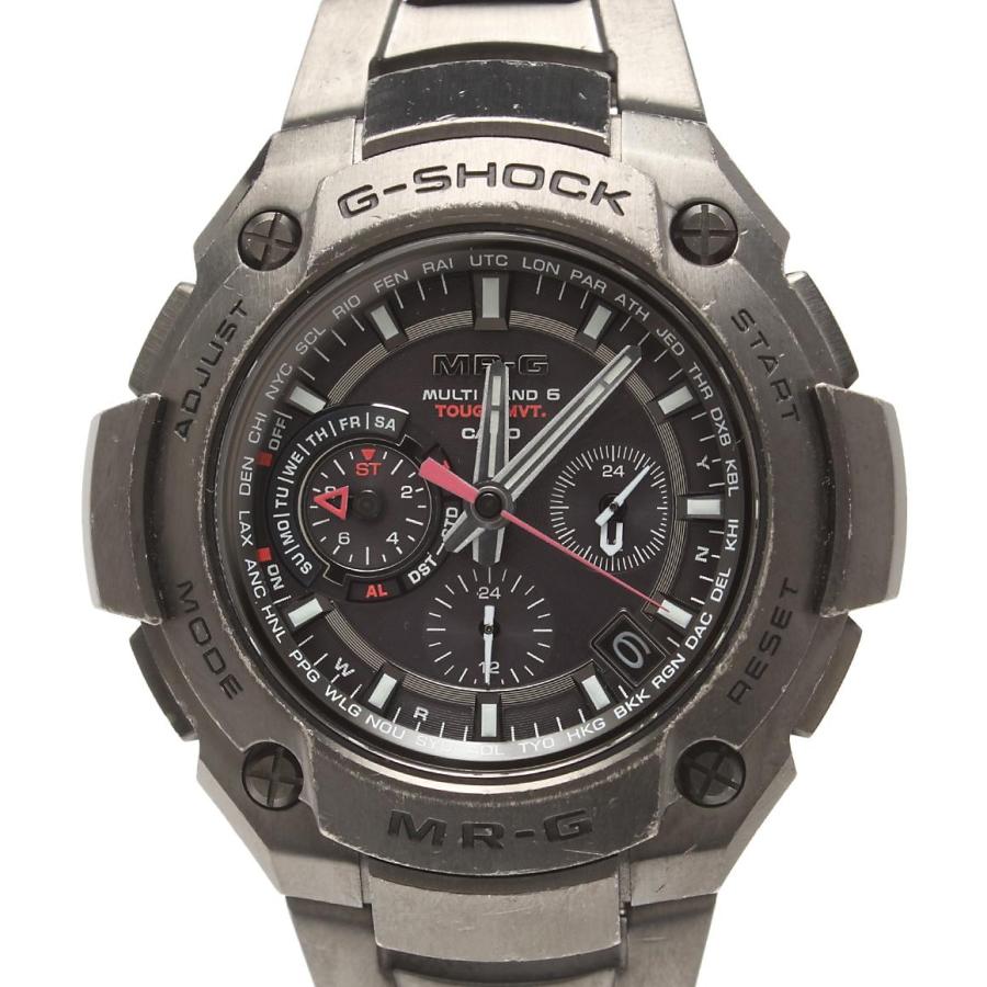 カシオ 腕時計 MR-G G-SHOCK ソーラー ブラック MRG-8100B メンズ
