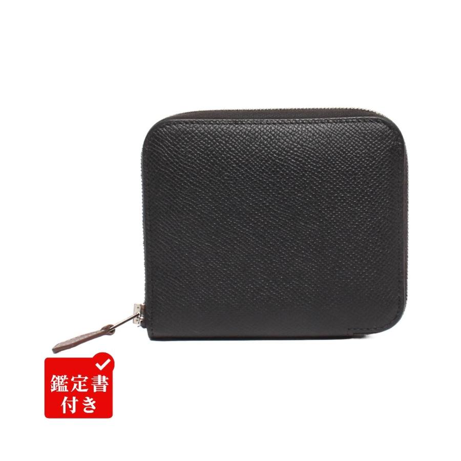 エルメス ラウンドファスナー財布 D刻印 シルバー金具 アザップ