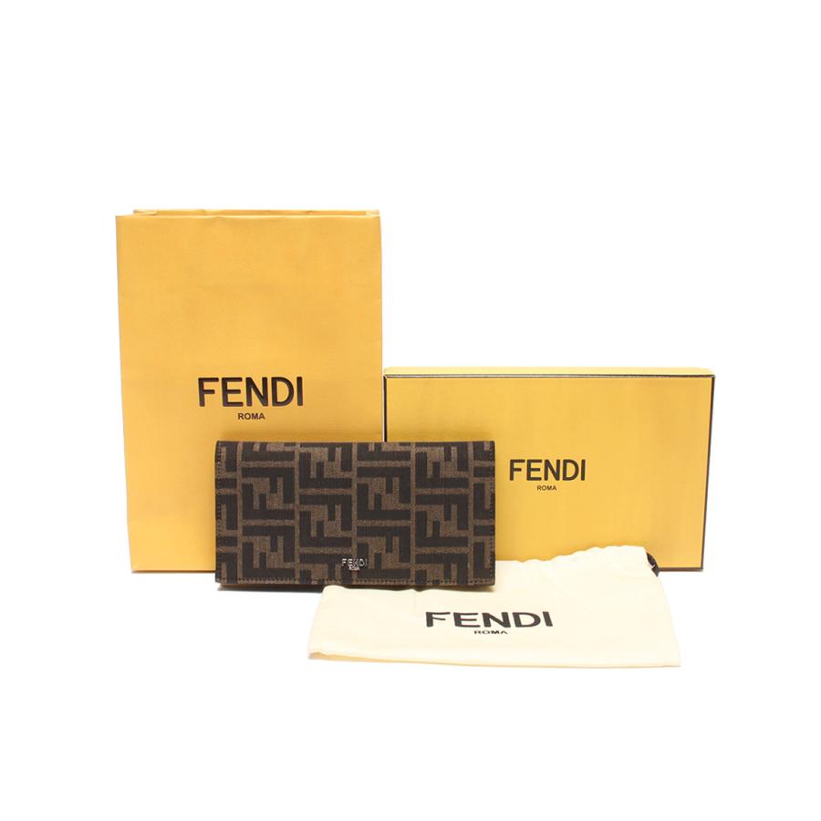美品 フェンディ 長財布 ズッカ 7M0355 メンズ FENDI 中古 : Rehello