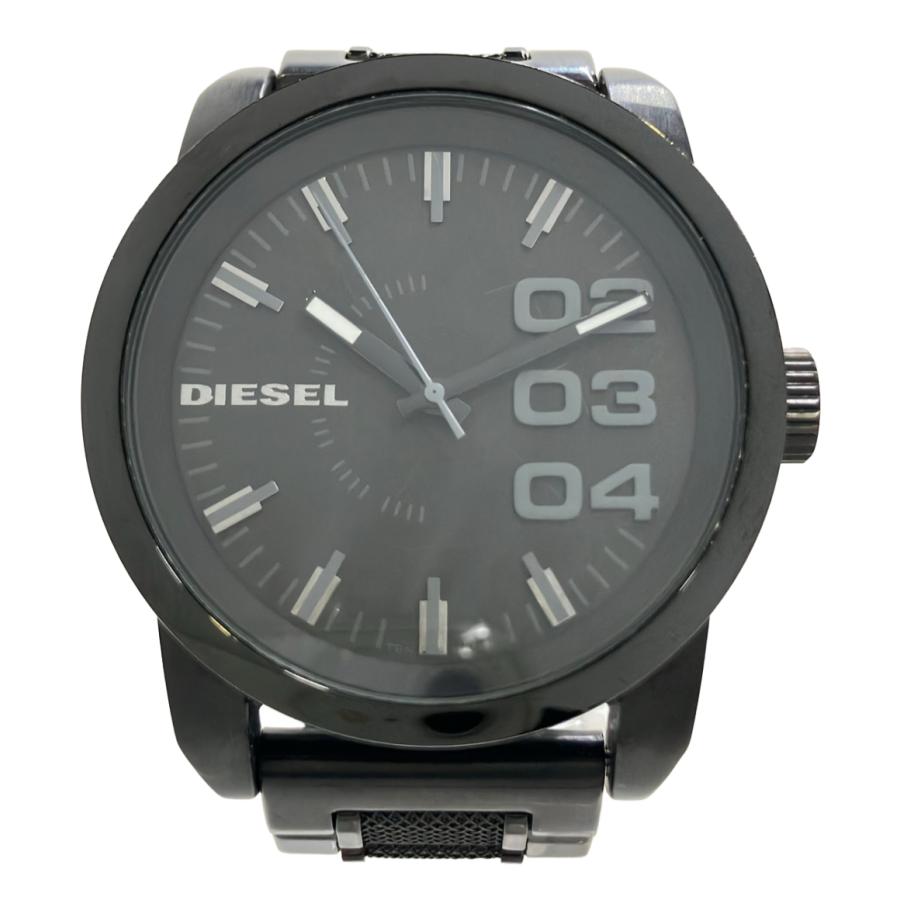 A*読様 DIESEL 腕時計 ブラック クォーツ 本体　archive ディーゼル 腕時計 クオーツ ブラック DZ-1371 メンズ DIESEL 中古