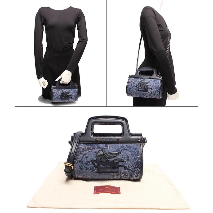 エトロ 2way ハンドバッグ ショルダーバッグ ゴールド金具 ラブ