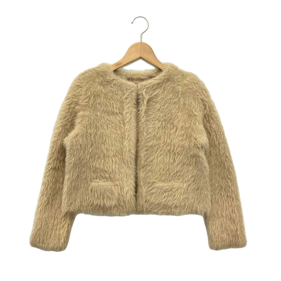 CELFORD ファー付きジャケット 36 美品 セルフォード ファーニットジャケット レディース SIZE 36