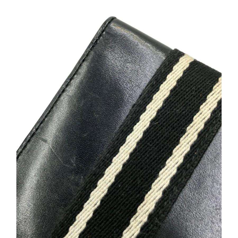 訳あり バーバリーブラックレーベル 二つ折り財布 メンズ BURBERRY