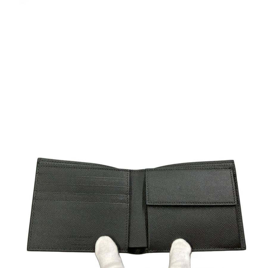 美品 サンローランパリ 二つ折り財布 レザー メンズ SAINT LAURENT
