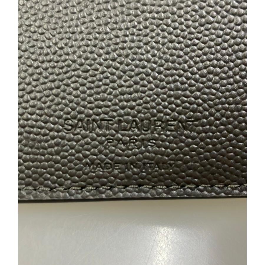 美品 サンローランパリ 二つ折り財布 レザー メンズ SAINT LAURENT
