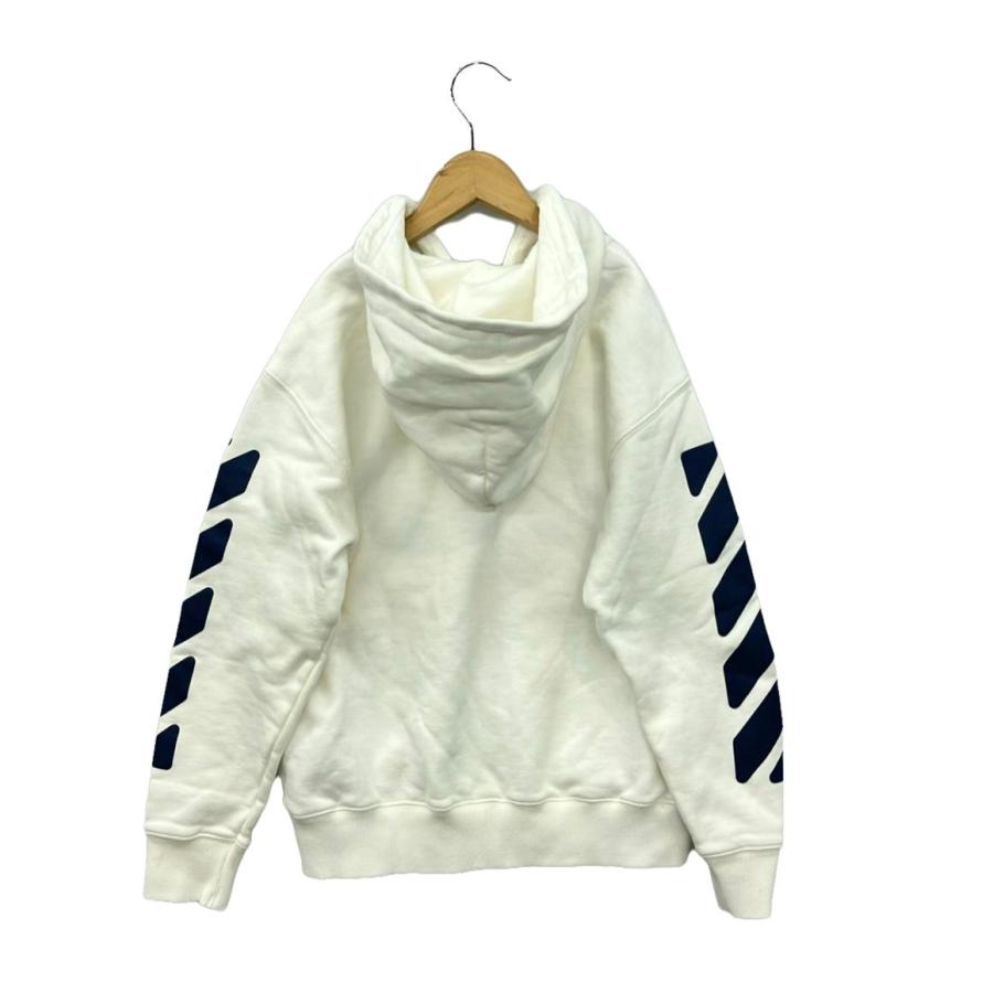 オフホワイト フルジップパーカー 裏起毛 キッズ SIZE 8 OFF-WHITE