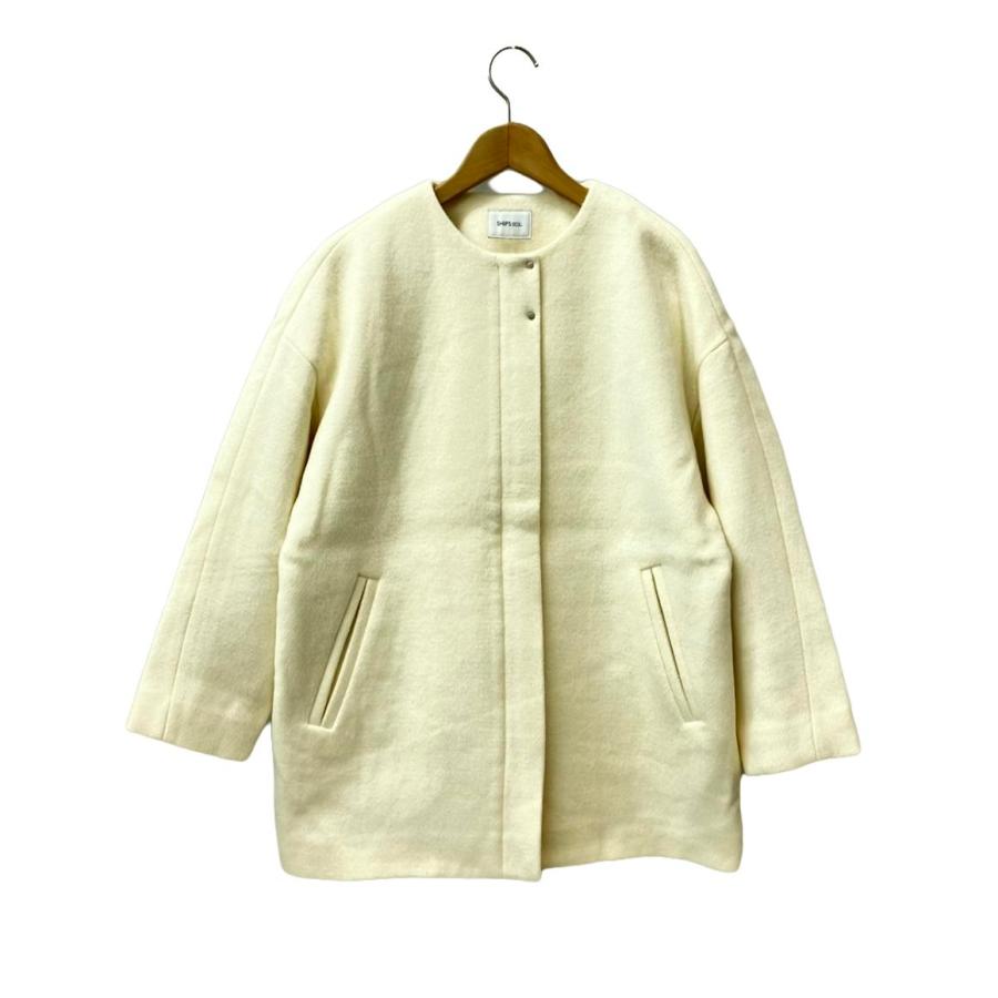 最終価格！！新品タグ付き シップスエニィ ノーカラーコート38 シップスエニィ ノーカラーコート レディース SIZE 38 (S) SHIPS
