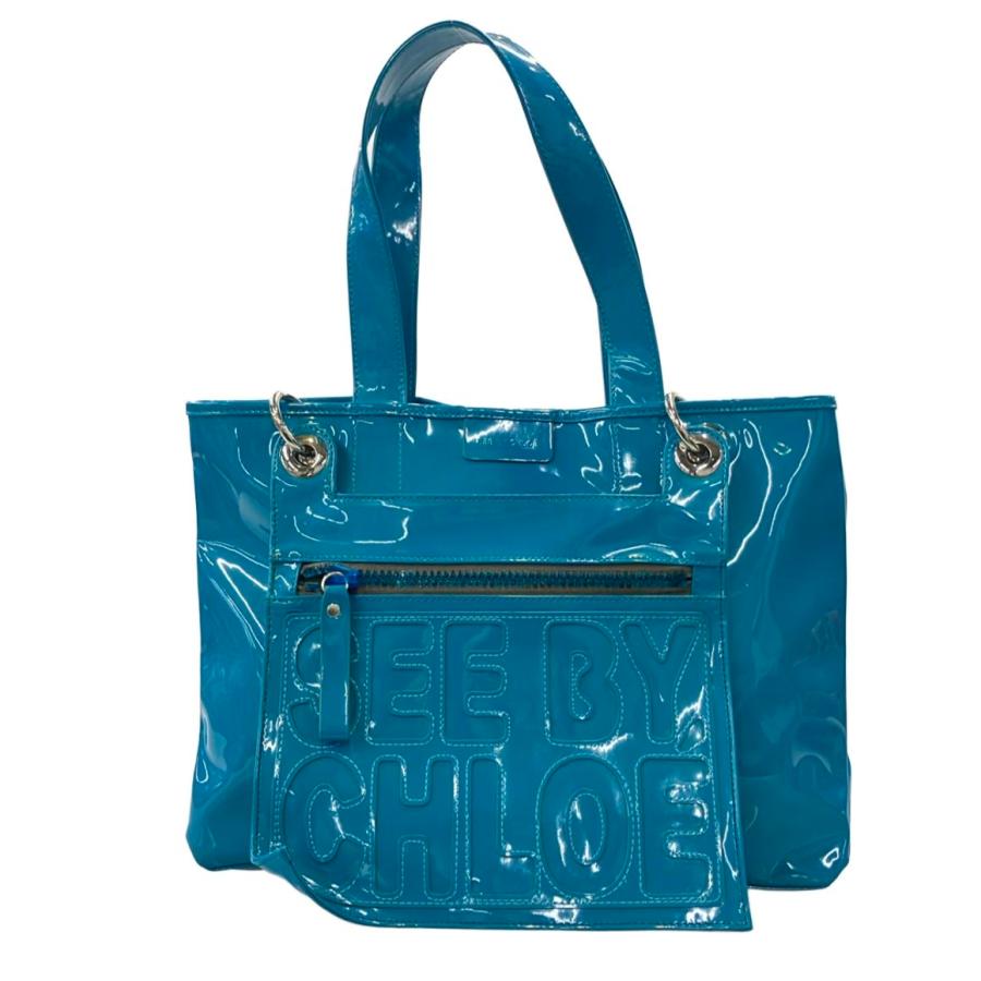 シーバイクロエ トートバッグ ショルダーバッグ 肩掛け エナメル