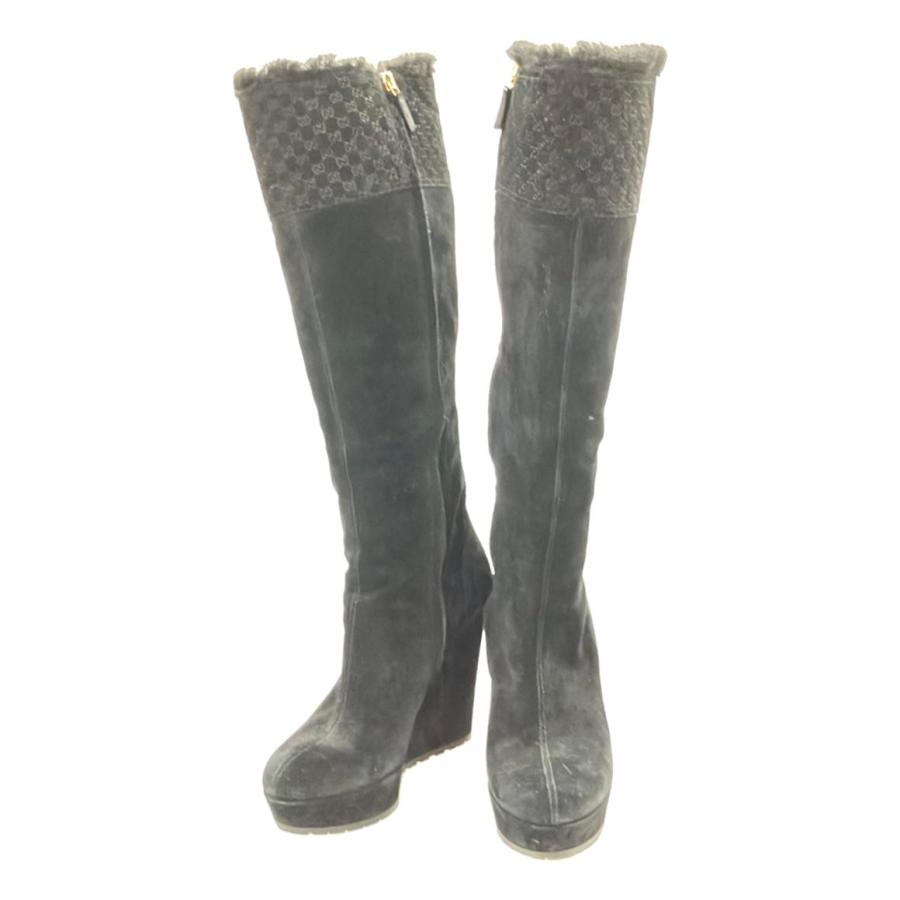 グッチ ロングブーツ レディース SIZE 37 1/2 (L) GUCCI 中古