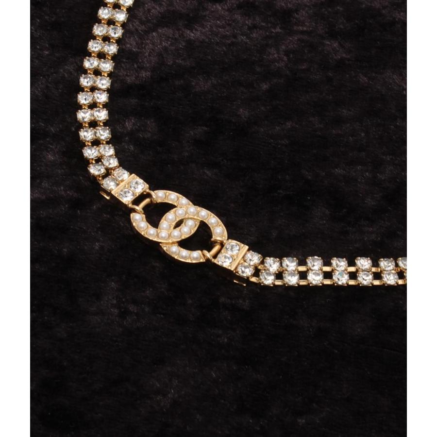 美品 シャネル チョーカー ネックレス ココマーク レディース CHANEL  