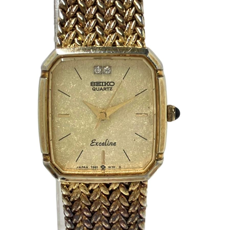 セイコー 腕時計 クオーツ ゴールド 7321-5910 レディース SEIKO 中古
