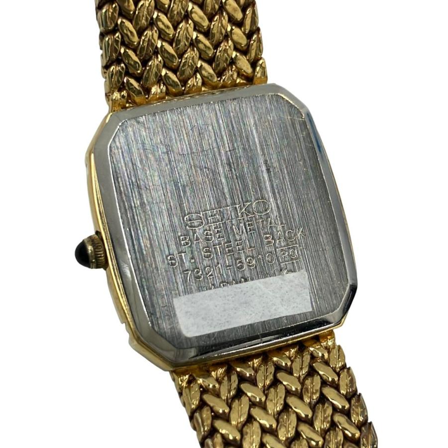セイコー 腕時計 クオーツ ゴールド 7321-5910 レディース SEIKO 中古