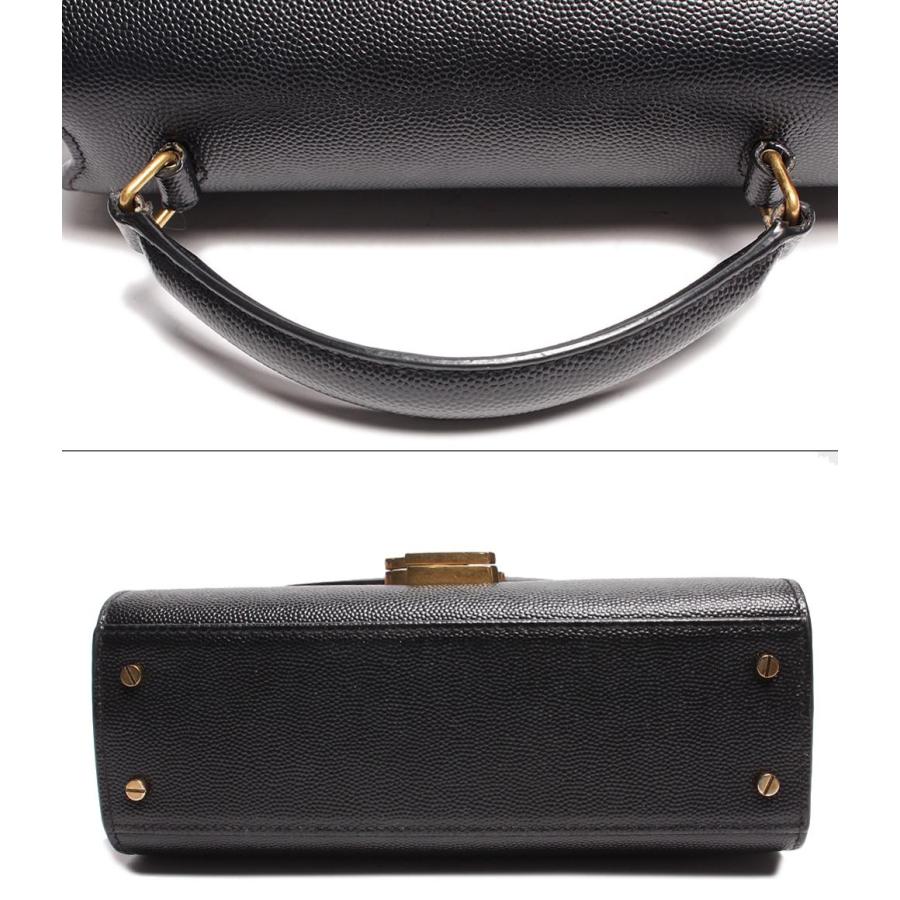 サンローランパリ レザーショルダーバッグ YSLロゴ ゴールド金具 サンローランパリ レザーショルダーバッグ YSLロゴ ゴールド金具