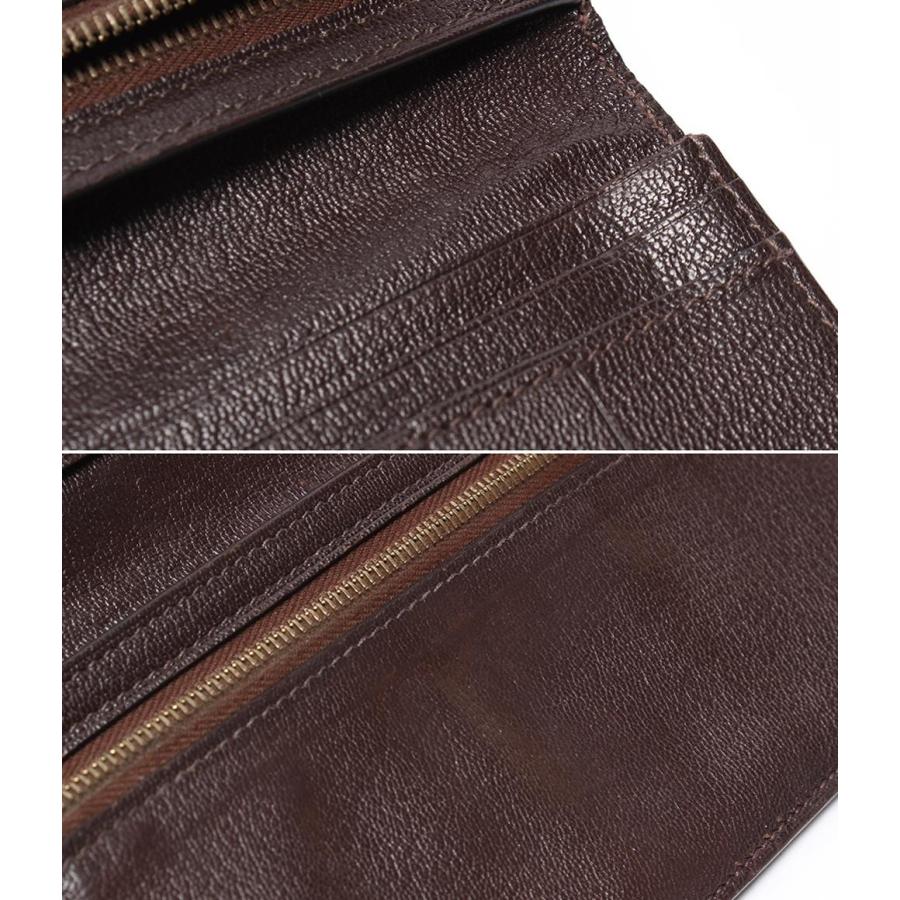 エルメス 長財布 ゴールド金具 アリゲーター クロコダイルレザー □P刻印 ベアン スフレ レディース メンズ HERMES 中古の画像