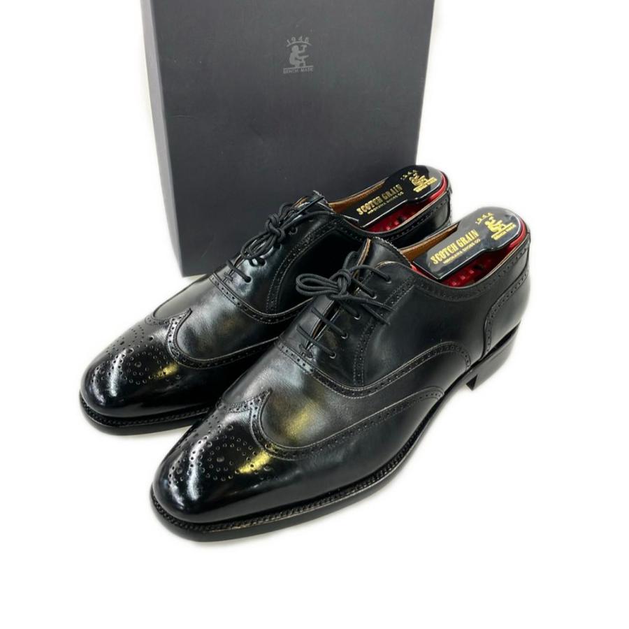 スコッチグレイン ドレスシューズ ウイングチップ メンズ SIZE 24 1/2
