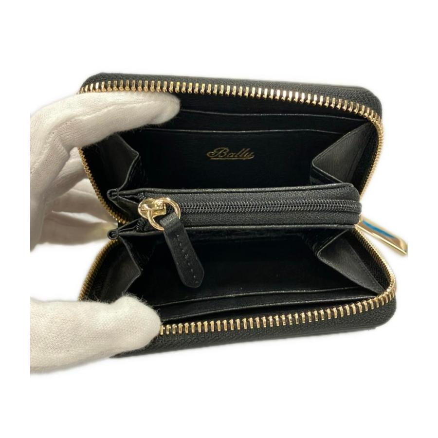 BALLY 二つ折り財布 ラウンドファスナー未使用 美品 バリー ラウンドファスナー二つ折り財布 メンズ BALLY 中古